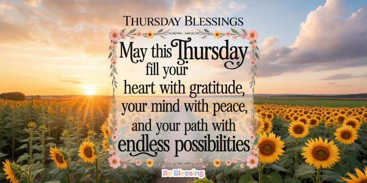 Happy Thursday Blessings