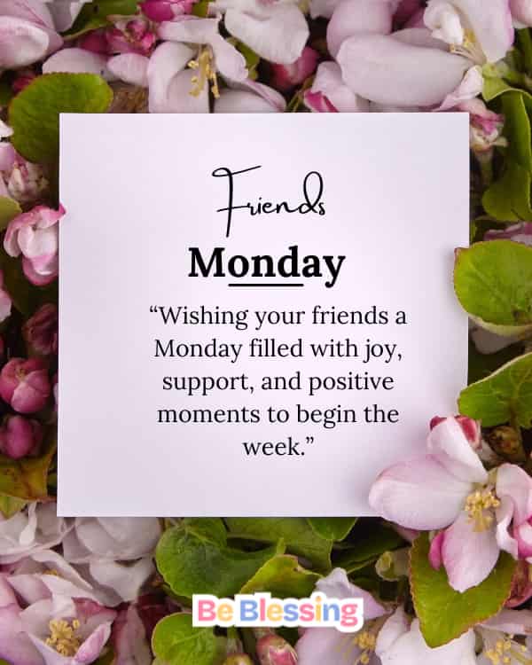 Happy monday blessings for friends