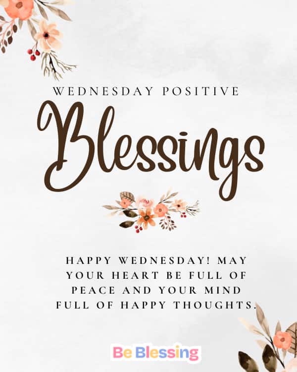 Positive Wednesday Blessings