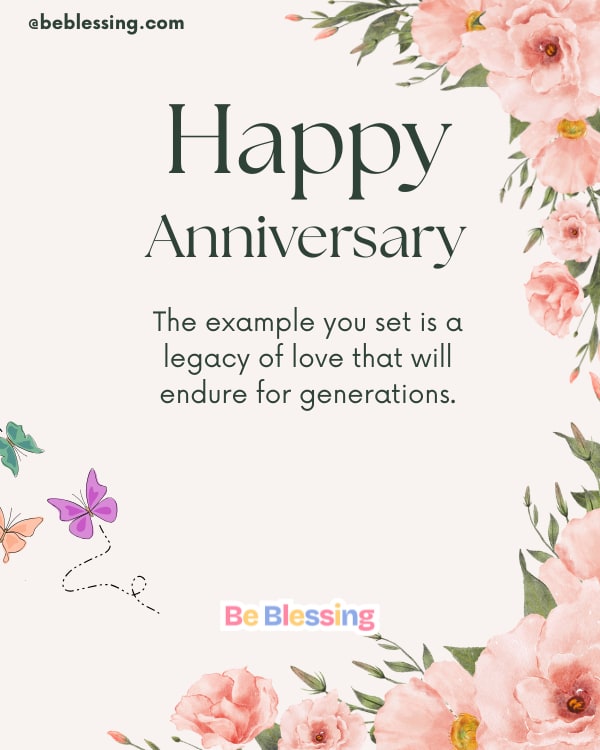 Anniversary Blessings For Parents