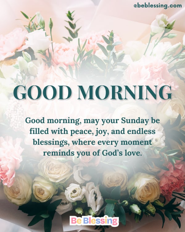 Beautiful Good Morning Sunday Blessings