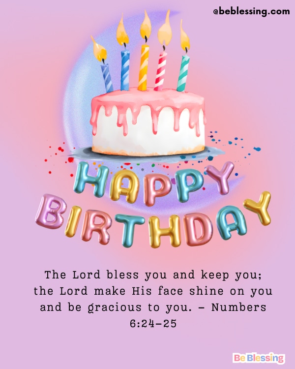 Birthday Blessings Bible Verses