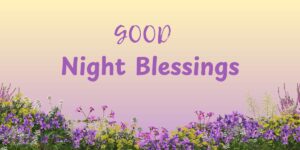 Good Night Blessings