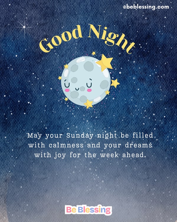 Good Night Sunday Images