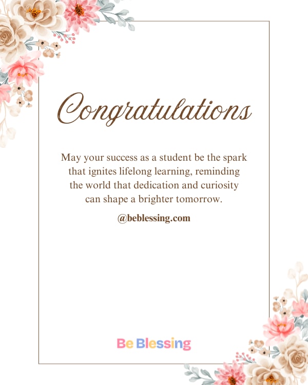 Greetings For Success For Students