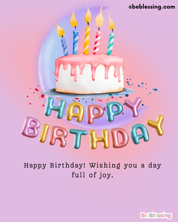 Simple And Short Birthday Wishes with images
