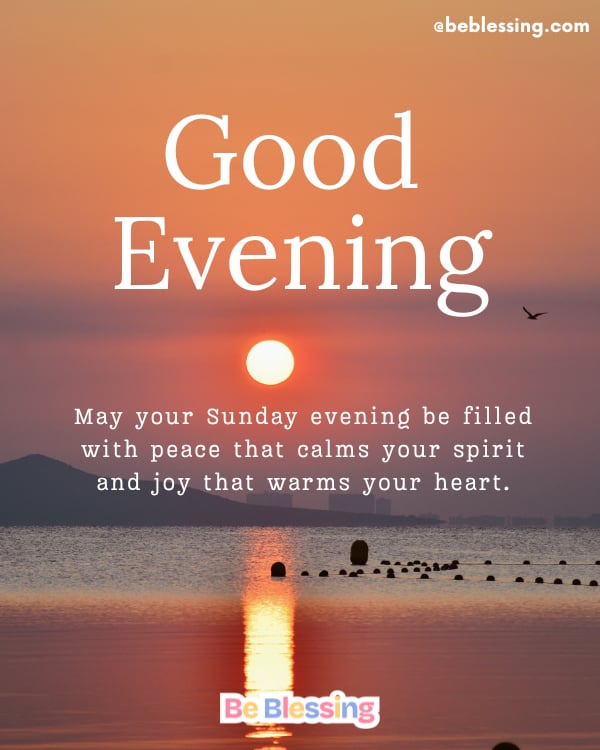 Sunday Evening Blessings Images