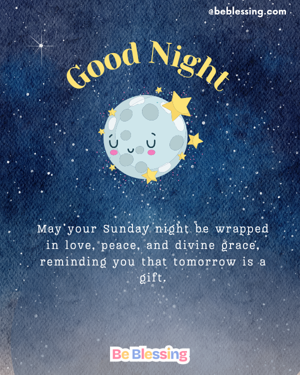 Sunday Good Night Blessings