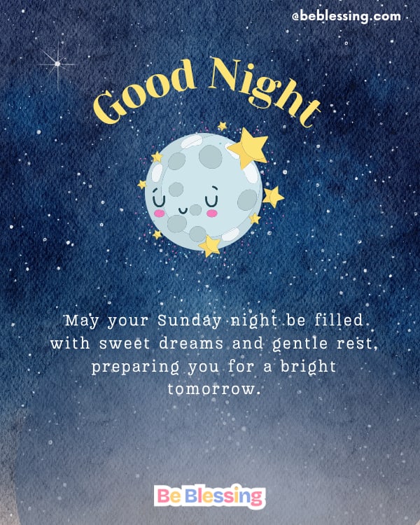 Sunday Night Blessings For Children