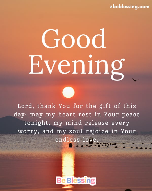 sunday evening blessings and prayers