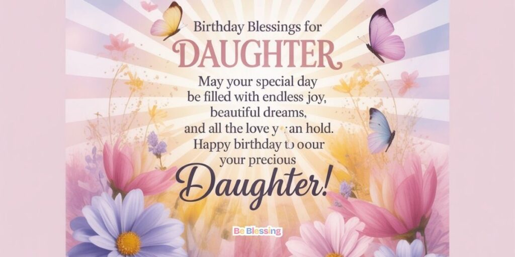 Heartwarming Birthday Prayers for Daughter