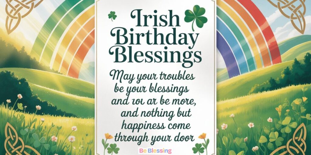 Irish Birthday Blessings for Family