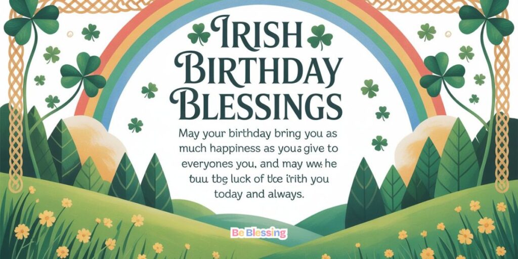 Irish Birthday Blessings for a Brother