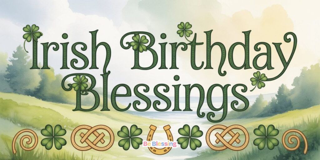 Irish Birthday Blessings for a Husband