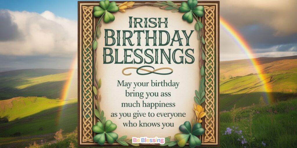 Irish Birthday Blessings for a Mother