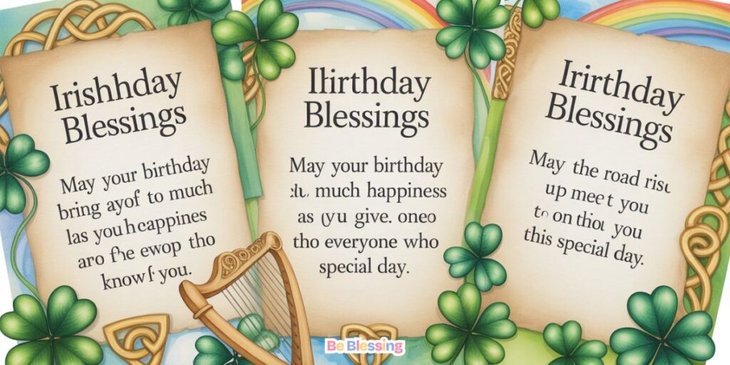 Irish Birthday Blessings for a Son